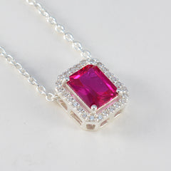 Yasmine Red Engagement Classic Pendant