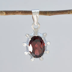 Agustina Red Gemstone Pendant - Stylish and Unique