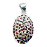 Maya Red Gemstone Pendant for Vibrant Everyday Wear Garnet Red Red