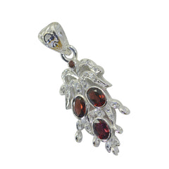 Audrey Red Gemstone Pendant for Elegant Fashion