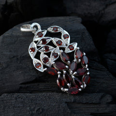 Lucy Red Gemstone Pendant for Everyday Glam