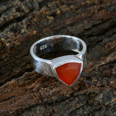 Zazlle Red Gemstone Signet Ring for Everyday Glam