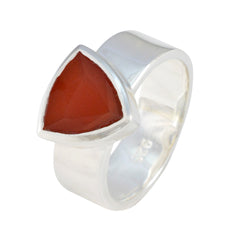 Zazlle Red Gemstone Signet Ring for Everyday Glam