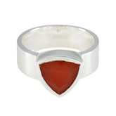 Zazlle Red Gemstone Signet Ring for Everyday Glam Red Onyx Red
