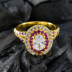 Zazlle Red Halo Engagement Ring with Gemstone Accent