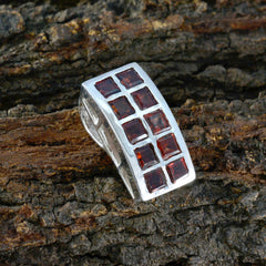 Natalia Red Heart Pendant Necklace - Fashionable Gemstone Jewelry