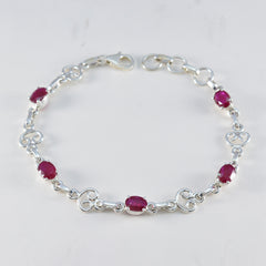 Addison Red Link Bracelet for Stylish Jewelry Lovers