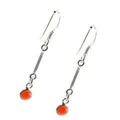 Bianca Red Minimalist Dangle Earrings for Everyday Wear