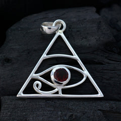 Florencia Red Rope Jewelry India Eye Pendant Necklace