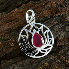 Chloe Red Rope-Wire Dainty Pendant