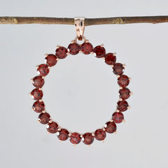 Dayana Red Signet Pendant Necklace for Glam Style