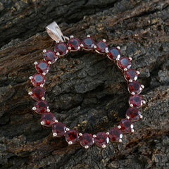 Dayana Red Signet Pendant Necklace for Glam Style