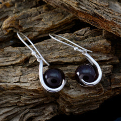 Audrey Red Solitaire Dangle Earrings for Glamorous Looks