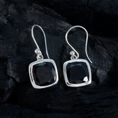 Mila Red Solitaire Dangle Earrings for Chic Style