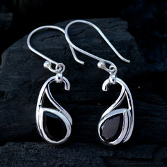 Tereza Red Solitaire Dangle Earrings for Glam Style