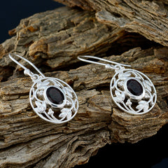 Isabelle Red Solitaire Dangle Earrings for Glam Style