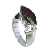 Zazlle Red Solitaire Filigree Ring - Elegant Gemstone Style Garnet Red