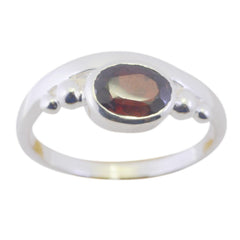 Giulia Red Solitaire Ring for Women - Stylish Gemstone Jewelry