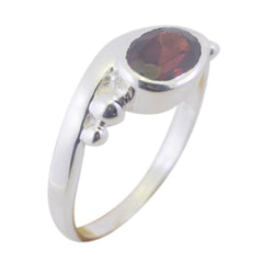 Giulia Red Solitaire Ring for Women - Stylish Gemstone Jewelry