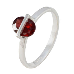 Hana Sophisticated Red Solitaire Ring