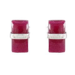 Julia Red Solitaire Stud Earrings for Everyday Glam Indian Emerald Green Stud