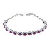 Eliza Red Tennis Bracelet Astrology for Stunning Style Ruby CZ Red