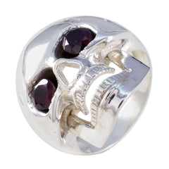 Amanda Red Toi Et Moi Ring Skull Design Silver