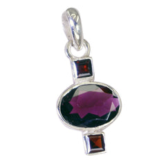Ines Red Wedding Pendant - Stylish Gemstone Jewelry