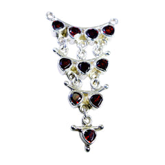 Hannah Red Wedding Pendant for Stylish Occasions Garnet Red Red