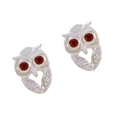 Hanna Red Whisper Stud Earrings for Stylish Accents