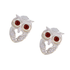 Hanna Red Whisper Stud Earrings for Stylish Accents