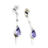 Renata Purple Stud Earrings for Everyday Glam Amethyst Purple Stud