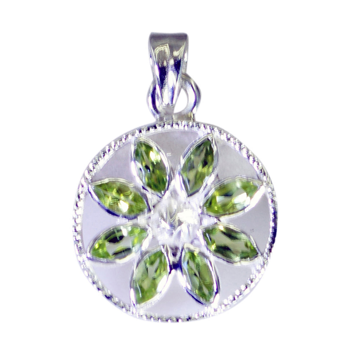 Riley Green Pendant - Stylish Gemstone Jewelry Peridot Green Green