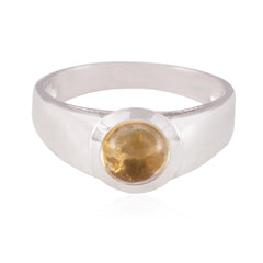 Lucia Blue Solitaire Ring Elegant Gemstone Jewelry Blue Chalcedony Blue