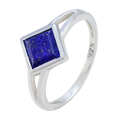 Eun-ji Abstract Blue Solitaire Ring