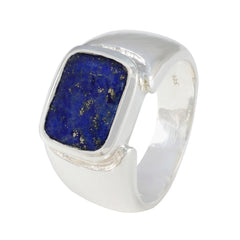 Olivia Abstract Blue Solitaire Ring