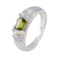 Teresa Abstract Green Solitaire Ring