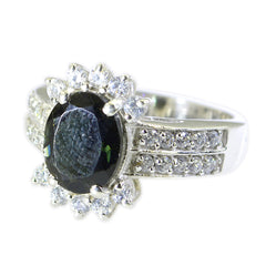 Florencia Abstract Multicolor Halo Ring with Gemstones
