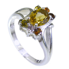 Patricia Abstract Multicolor Halo Ring with Gemstones