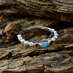 Zazlle Abstract Multicolor Trilogy Ring for Stylish Glam