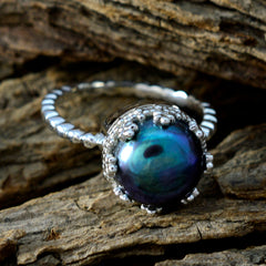 Savannah Abstract White Solitaire Ring