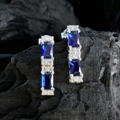 Aiko Blue Stud Earrings for Glamorous Everyday Wear