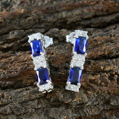 Aiko Blue Stud Earrings for Glamorous Everyday Wear