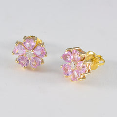 Aiko Pink Stud Earrings for Everyday Glam