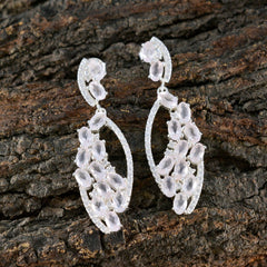 Aiko Pink Stud Earrings - Elegant Gemstone Design