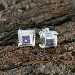 Amanda Blue Gemstone Earrings for Everyday Elegance