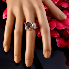 Andrea Filigree Brown Solitaire Ring