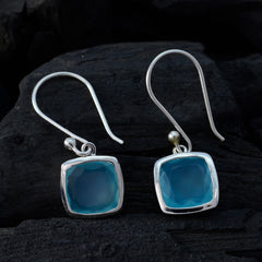 Tereza Aqua Dangle Earrings for Everyday Chic
