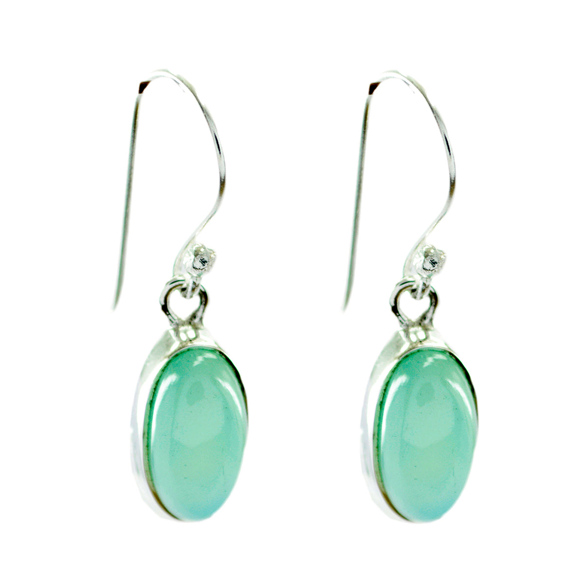 Savannah Aqua Gemstone Dangle Earrings for Every Occasion Aqua Chalcedony Green Dangle