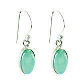Savannah Aqua Gemstone Dangle Earrings for Every Occasion Aqua Chalcedony Green Dangle